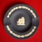 SCRUMIERA/FARFURIOARA DIN PORTELAN ENGLEZESC DARK BLUE JASPERWARE WEDGWOOD 9,3cm