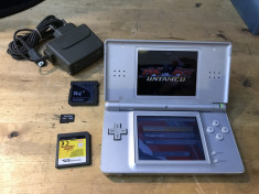 CONSOLA NINTENDO DS LITE + 2 JOCURI + CARD RS + INCARCATOR foto