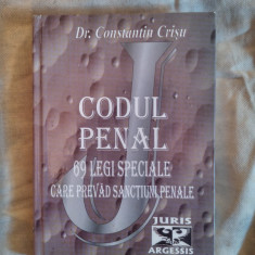 Codul penal-69 legi speciale care prevad sanctiuni penale-Dr.Constantin Chisu