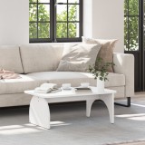 VidaXL Masă de cafea Alb 80 x 50 x 31 cm Lemn de brad solid