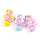 Set 3 agrafe de par cu sirene colorate