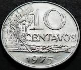 Cumpara ieftin Moneda 10 CENTAVOS - BRAZILIA, anul 1975 - Cod 13 A, America Centrala si de Sud
