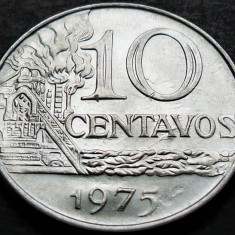 Moneda 10 CENTAVOS - BRAZILIA, anul 1975 - Cod 13 A