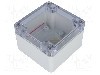 Carcasa policarbonat, 80mmx82mmx55mm, IP65, GAINTA - G256C