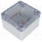 Carcasa policarbonat, 80mmx82mmx55mm, IP65, GAINTA - G256C