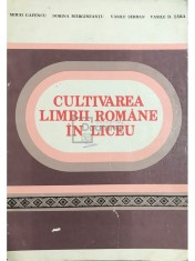 Mihai Gafencu - Cultivarea limbii romane in liceu (Editia: 1983) foto
