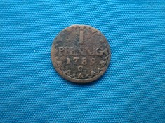 1 PFENNIG 1789/C SAXONIA