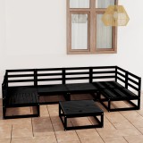VidaXL Set mobilier de grădină, 7 piese, lemn masiv de pin 3076128