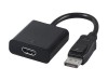 Gembird A, DPM, HDMIF, 002 , Adaptor DisplayPort (M) la HDMI (F), 10 cm, 1080p, Negru