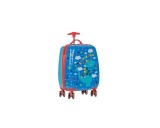 Troler Dinozaur pentru Copii albastru, 22.8L, 30x21x50cm, Oem