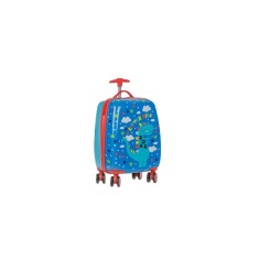 Troler Dinozaur pentru Copii albastru, 22.8L, 30x21x50cm