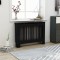 Gossi masca pentru calorifer, negru, 112 x 19 x 81,5 cm, mdf