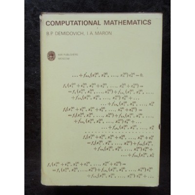 COMPUTATIONAL MATHEMATICS - B.P. DEMIDOVICH foto
