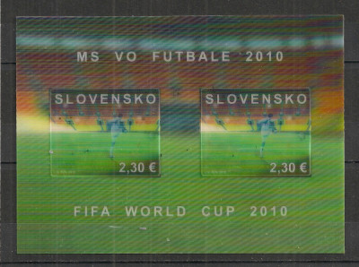 Slovacia.2010 C.M. de fotbal AFRICA DE SUD-Bl. SS.660 foto