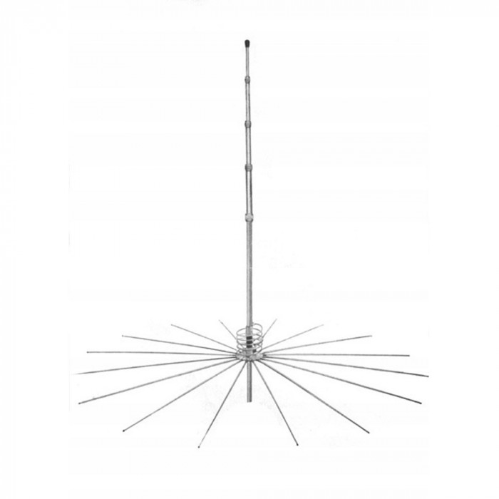 Antena de baza LEMM SUPER16, 3/4 unda, 26-28MHz, 3000W, 800cm, aluminiu, pentru cladiri, fabricat in Italia
