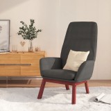 vidaXL Scaun de relaxare, gri &icirc;nchis, material textil