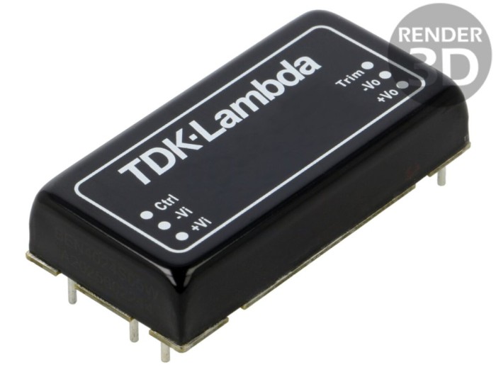 Convertor DC/DC 60W 15V/-15V
