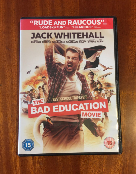 JACK WHITEHALL. THE BAD EDUCATION MOVIE (1 DVD original film) Stare impecabilă!