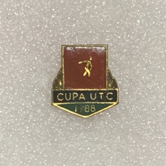 Insigna cupa UTC 1988