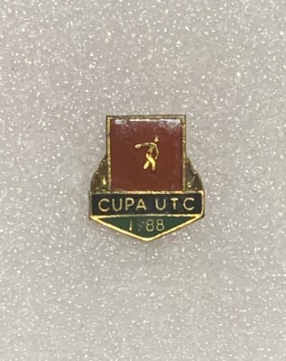 Insigna cupa UTC 1988 foto