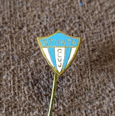 Insigna (model vechi) fotbal - &amp;quot;STIINTA&amp;quot; CLUJ (UNIVERSITATEA) foto
