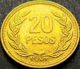 Cumpara ieftin Moneda exotica 20 PESOS - COLUMBIA, anul 1991 *cod 1626 B = A.UNC, America Centrala si de Sud