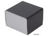 Carcasă aluminiu argint 118x124x84mm