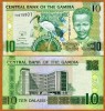 !!! GAMBIA - 10 DALASIS (2013) - P 26 c - UNC