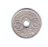 Moneda Franta 5 centimes 1919, stare buna, curata