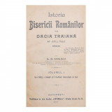 G. M. Ionescu, Istoria bisericii rom&acirc;nilor din Dacia Traiană, 1905, cu ex-librisul lui Radu Cluceru