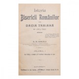 G. M. Ionescu, Istoria bisericii rom&acirc;nilor din Dacia Traiană, 1905, cu ex-librisul lui Radu Cluceru