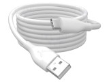 Cablu USB 2.0 DIGITUS USB A la USB C, 2m, alb, ecranat, 60W, nichelat