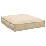 Cumpara ieftin Pernă pentru șezut din paleți Bej 70 x 70 x 12 cm Tafeta Oxford