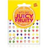 essence let&#039;s get JUICY FRUITY folii autocolante pentru unghii 56 buc