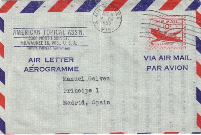 FILATELIE TEMATICA - PLIC USA TEMATICA AVION AVIOANE AVIATIE AIRMAIL AEROGRAMA