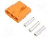 Conector alimentare DC, 1kV, 3 pini, seria LC, {{Dimensiune pin}}. AMASS - LCC30-F