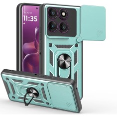 Husa Motorola Edge 60 Pro protectie camera Techsuit CamShield Series, verde foto