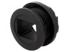 Carcasa neagră 22mm IP20 -25&divide;70&deg;C