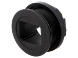 Carcasa neagră 22mm IP20 -25&divide;70&deg;C