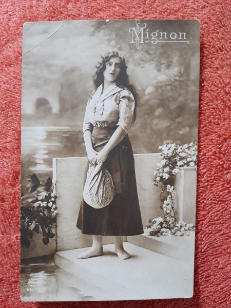 Carte postala, Mignon, perioada interbelica