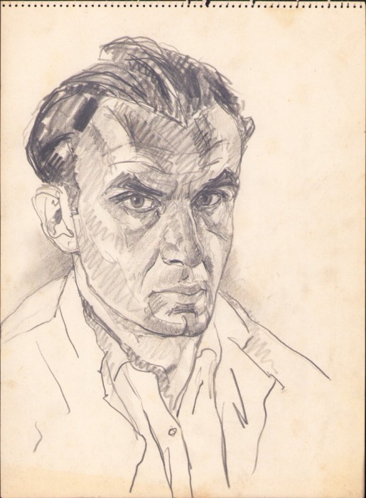 HST A1709 Schiță de Dimitrie &quot;Puiu&quot; Eitel nesemnată