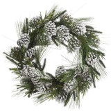 Cumpara ieftin Decoratiune Craciun - Hardneedle Wreath Pinecone, 60x12cm | Kameingk
