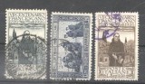 Italy 1926 Anniversary, Franciscus, 30C, 1.25L, 5+2.5L, used AM.120