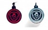Lampa Oglinda LED Pablo LOGO FR0333 Scania Alb-Rosu 12-24V, Montaj Lateral, Efect Neon, Diametru 10cm