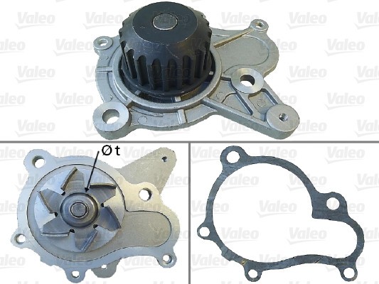 VALEO 506814 Pompă de apă, răcire motor