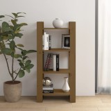 VidaXL Bibliotecă/Separator cameră maro miere 60x35x125 cm lemn masiv