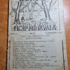 revista scolara - flori de primavara-februarie 1936-nr. inchinat lui B.P.Hasdeu