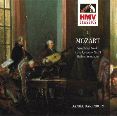 Vand CD Mozart / Daniel Barenboim &amp;lrm;&amp;ndash; Symphony No 40 / Piano Concerto No 21 foto