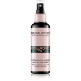 Makeup Revolution Hyaluronic Fix Hydrating &amp; Plumping fixator make-up cu efect de hidratare 100 ml