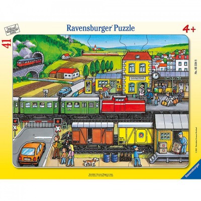 Puzzle Tip Rama Calatoria Cu Trenul, 41 Piese foto